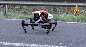 Droni dei Vigili del Fuoco nell’emergenza del Ponte Morandi