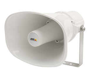 Axis network loudspeaker for remote speaking in video surveillance applications