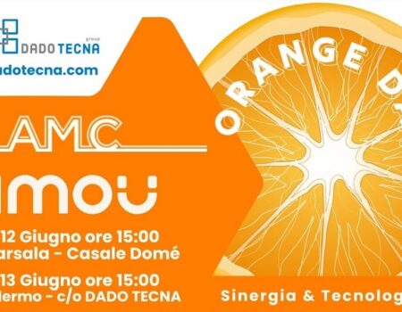 Dado Tecna Orange Day AMC Elettronica e IMOU
